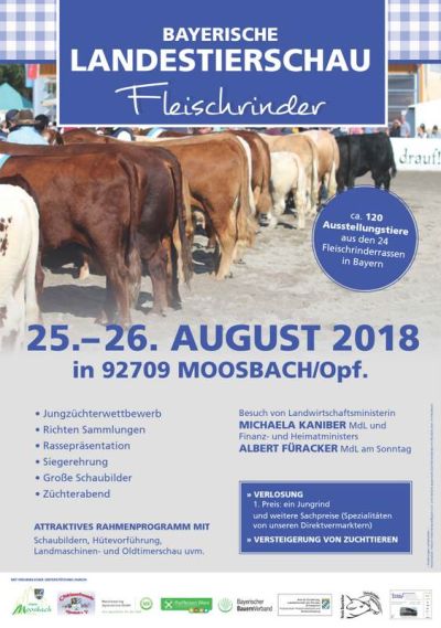 Bayerische Fleischrinder Landestierschau 2018